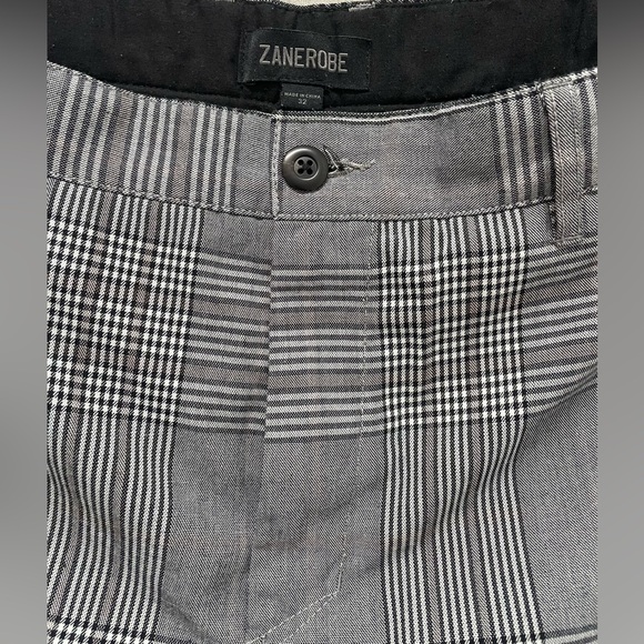 Zanerobe Jumpa Plaid Chino in Grey 32 - Picture 4 of 8